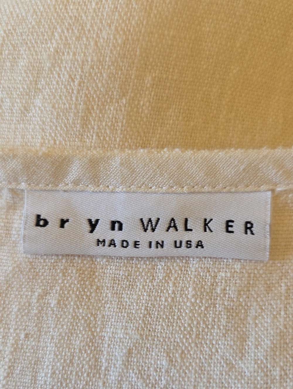 Bryn Walker White Linen Lagenlook Top, Size XXL - Picture 8 of 11